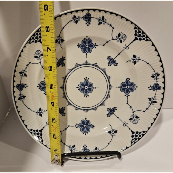 Johnson Bros Denmark Blue 8 7/8" Luncheon Plates - Set/2 - Picture 5 of 10